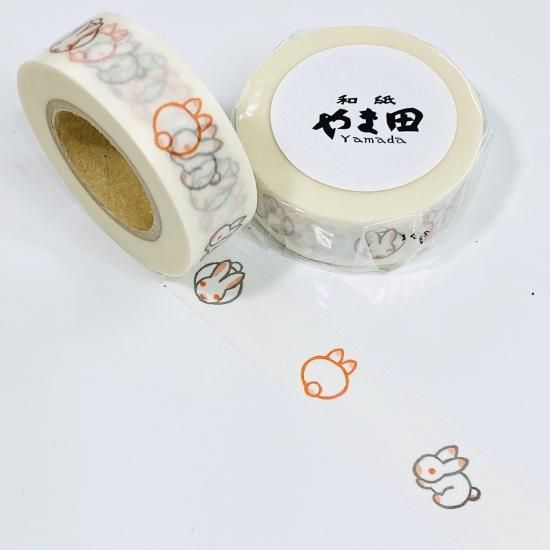 便箋堂 マスキングテープ うさぎ