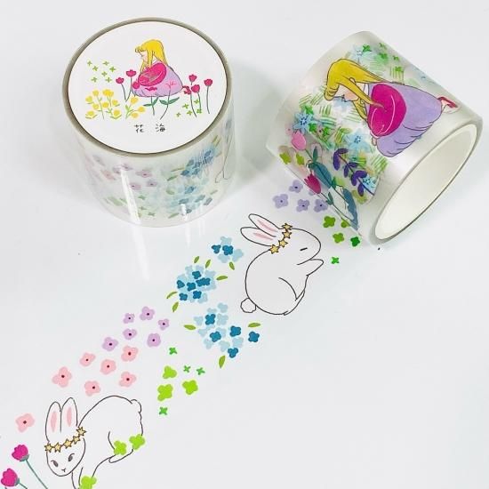 紙染 糖果罐头系列 PETテープ 花海 ZRJ4-02-03-6
