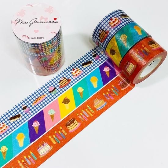 Mrs. Grossman's マスキングテープ・ステッカーセット Mrs. Grossman's マスキングテープ・ステッカーセット