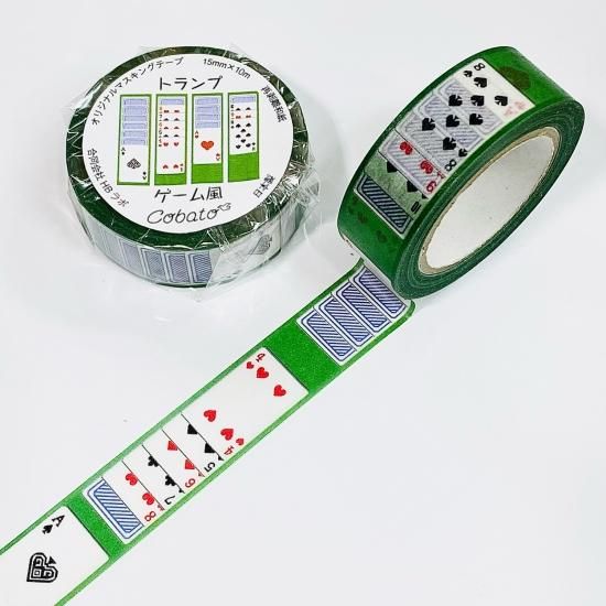 cobato(コバト) マスキングテープ トランプゲーム風 cobalt-90