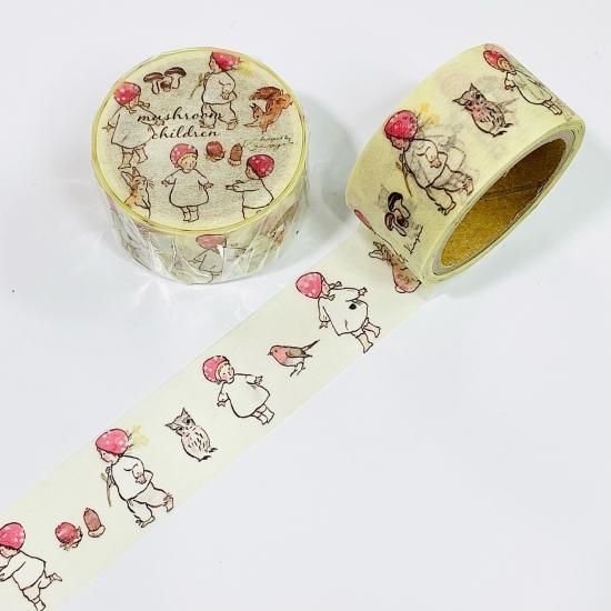 Krimgen(クリムゲン) マスキングテープ mushroom children