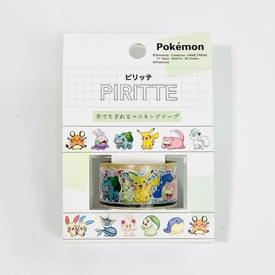 Kamio Japan カミオジャパン Piritte Frames Story ピリッテ Pokemon 手でちぎれるマスキングテープ ポケモンmix2 Kmo 3419