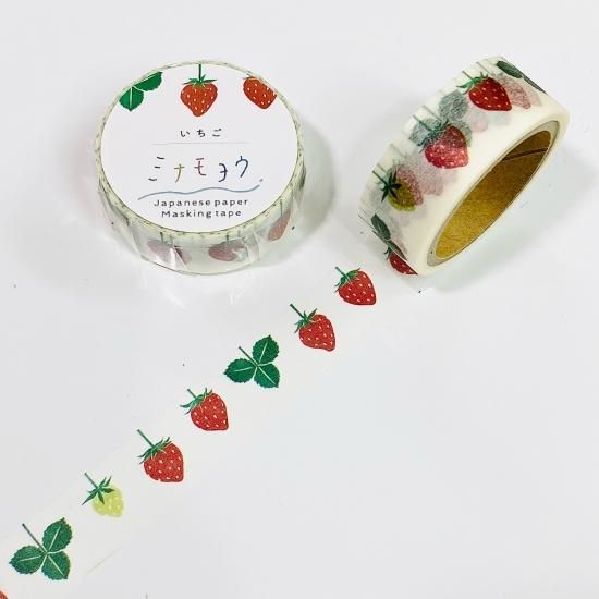 ② moriyue さん マスキングテープ イチゴ ＆ mushroom ② moriyue さん マスキングテープ イチゴ ＆ mushroom
