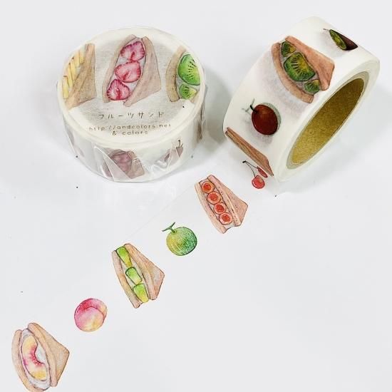 ゆゆう ＆COLORS マスキングテープ 32個 スイーツ フルーツ ゆゆう ＆COLORS マスキングテープ 32個 スイーツ フルーツ