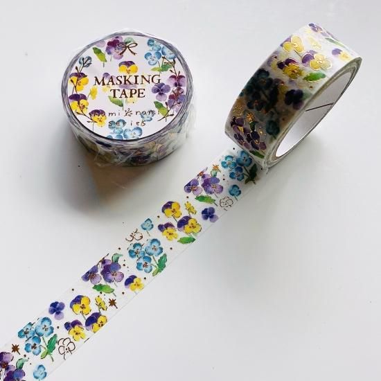 テープ・マスキングテープ mimi SODA ミラー (20mm) CMTH20-004 (オーロラ箔) 透明 マスキング