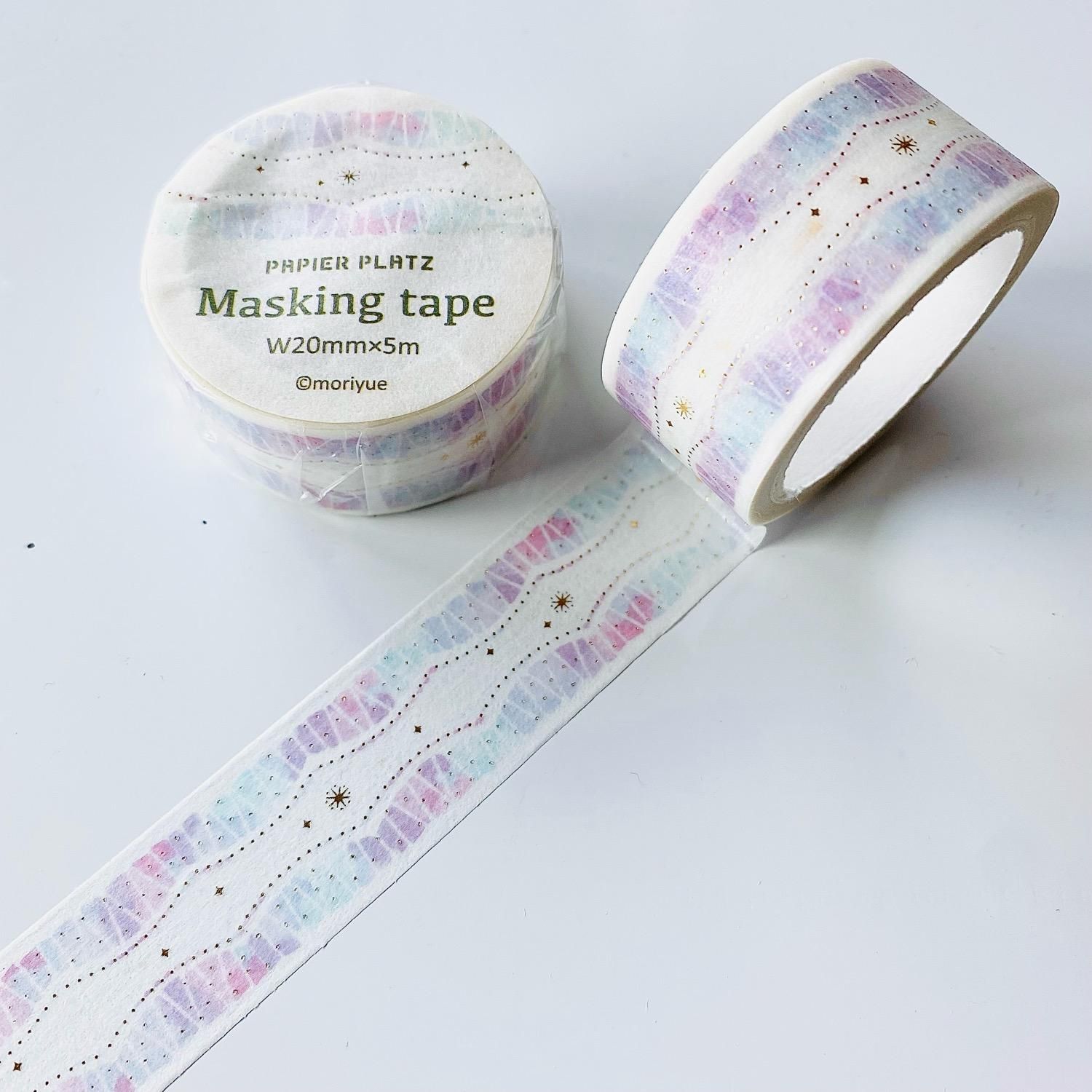 moriyue さん マスキングテープ Stardust ＆ Aurora moriyue さん マスキングテープ Stardust ＆ Aurora