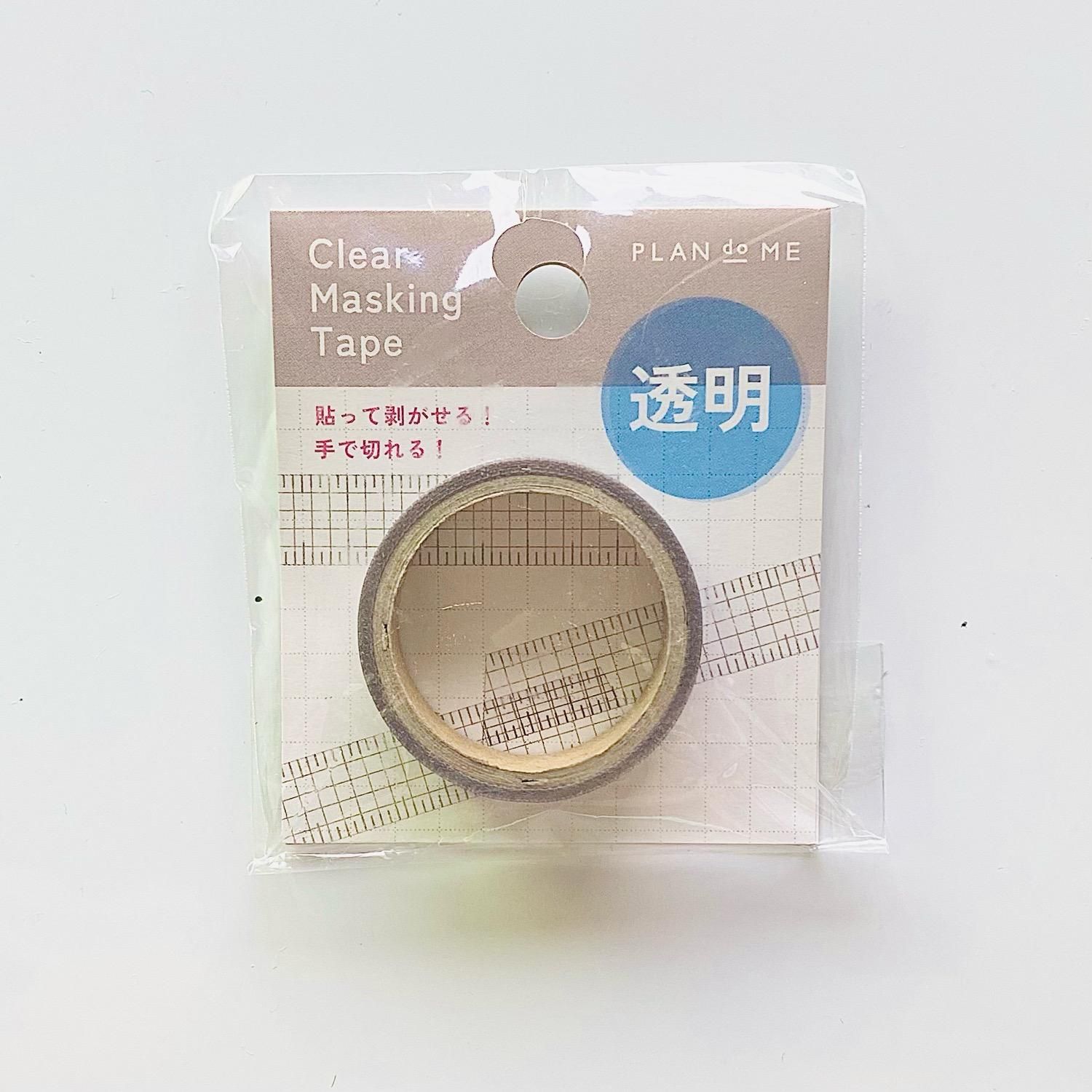 FRONTIER(フロンティア) PLANdoME 透明マスキングテープ 定規 PM4701