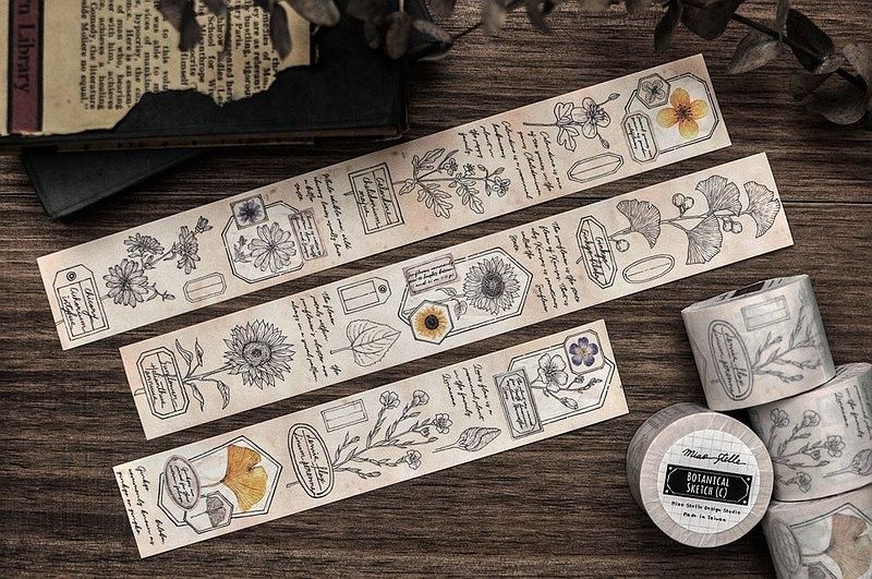 Miao Stelle(喵吉星ミャオステッレ) マスキングテープ Botanical