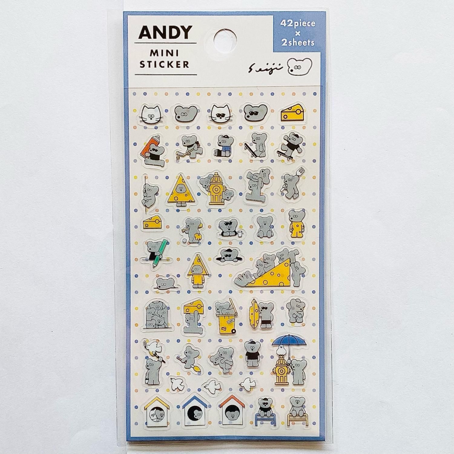 FRONTIER(フロンティア) ANDY(アンディ) 透明ミニシール DIARY