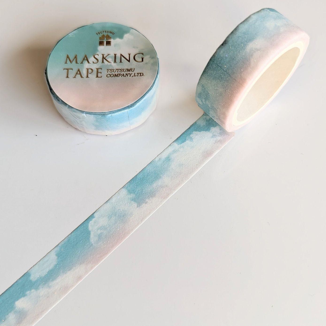 TSUTSUMU(包む) マスキングテープ グリッター 朝焼け TM099