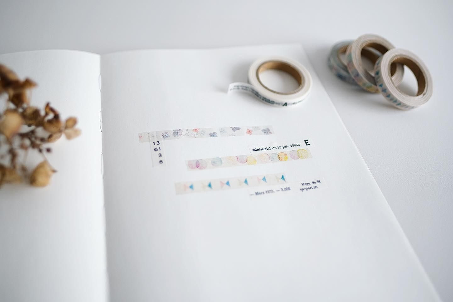 新品ヨハクマスキングテープ45本 ロール付箋2本 ノベルティマステ3本 紙博in神戸 vol.2 collection box ツキ ト ホシ 神戸の紙博では