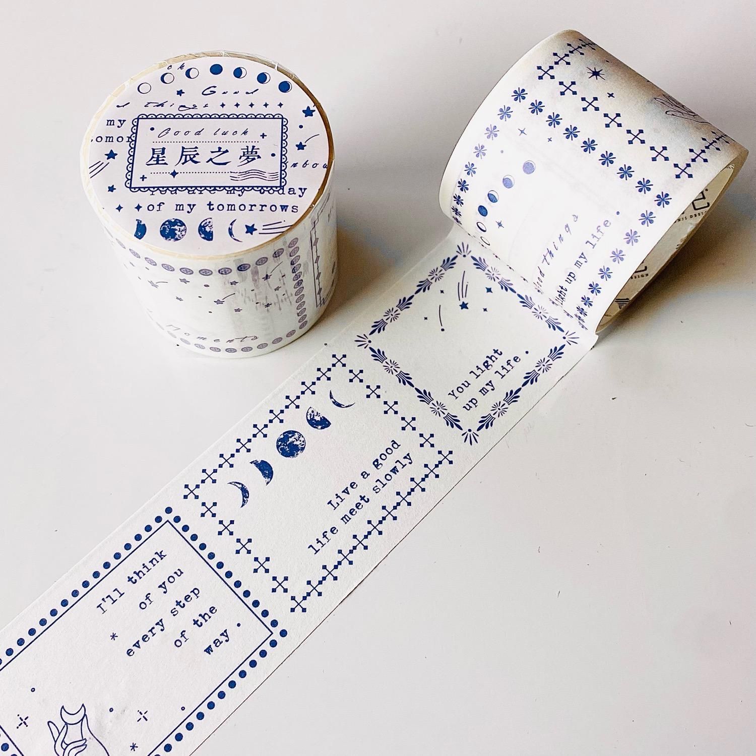 YANJI(言己) 歳月印象系列 ロールシール 星辰之梦 YJJD408-3