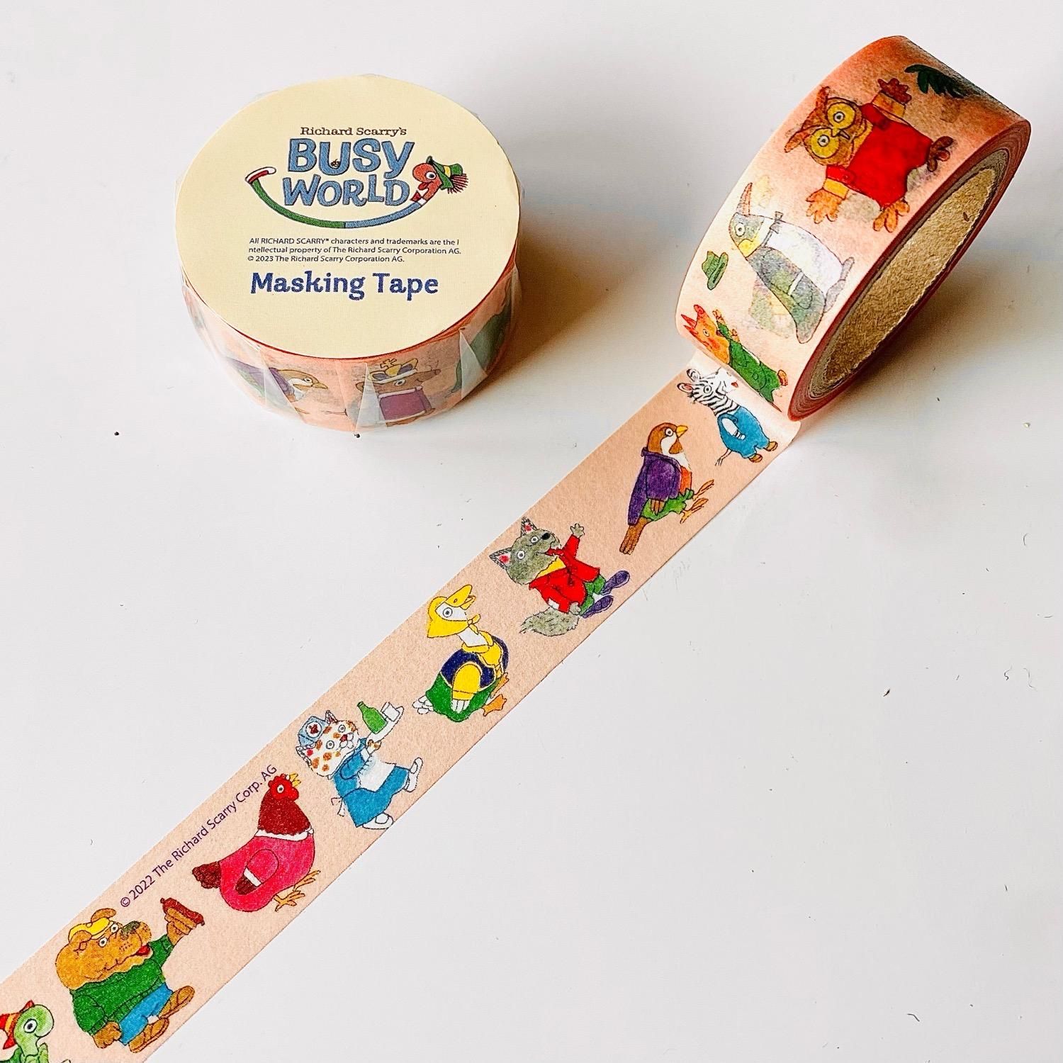 テープ・マスキングテープ Riho Small planet(スモールプラネット) Richard Scarry(リチャードス