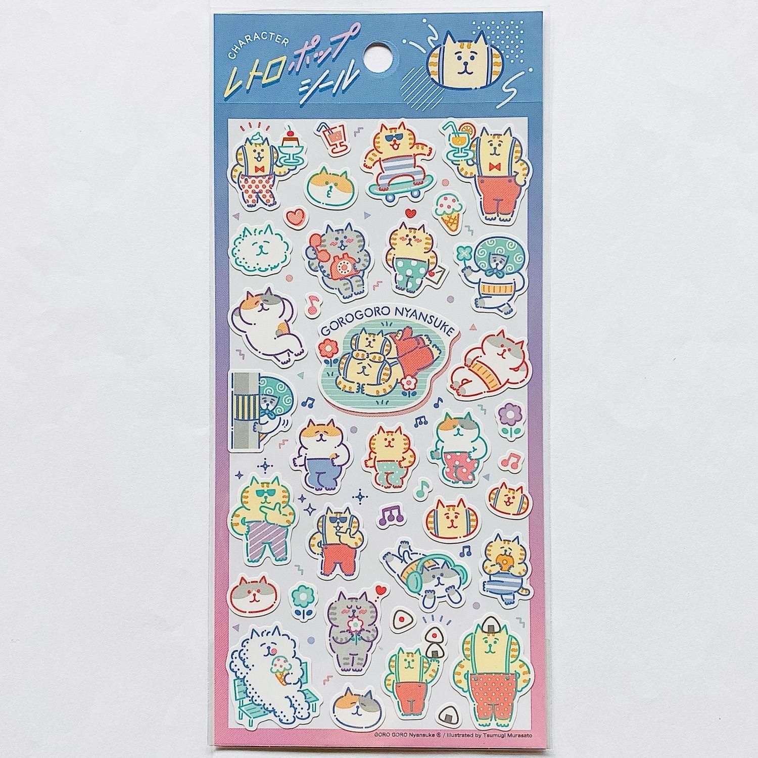 MIND WAVE(マインドウェイブ) CHARACTER レトロポップシール ごろごろ