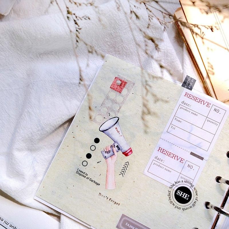 Sonia's illustration Life PETテープ 玩紙 Sonia-019