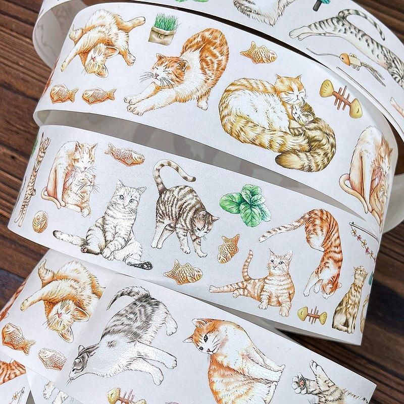 YU'S WORLD STORE(小玉的貼貼世界) マスキングテープ Cat teaser yus-011