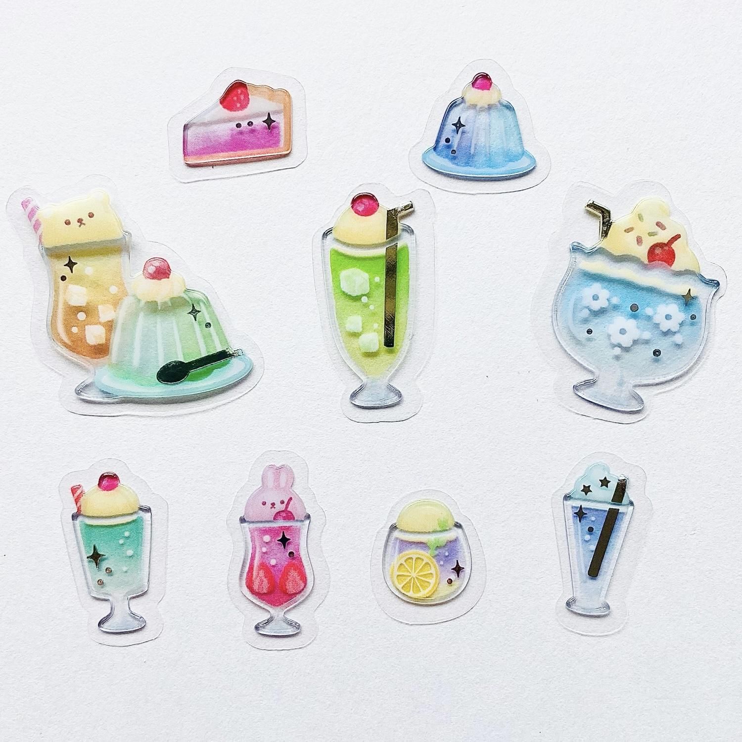 【約540枚】　人物ステッカー　まとめ売り　cream peach 断捨離　① C-92】 cream peach 人物ステッカー 6周年イラスト 8月新作