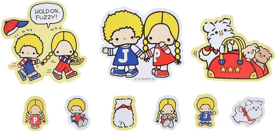 サンスター文具 レトロ サンリオキャラクターズ ピースシール サンスター文具 レトロ サンリオキャラクターズ ピースシール