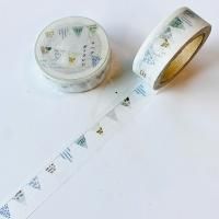 ヨハク CHECK&STRIPE マスキングテープ アレンジ YC-013