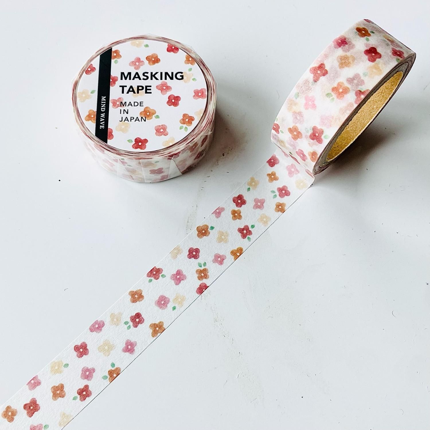 MIND WAVE(マインドウェイブ) マスキングテープ 花 ほっこり2 95318