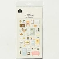 手紙社 otsukiyumi ロール付箋 flowers T-OY-001