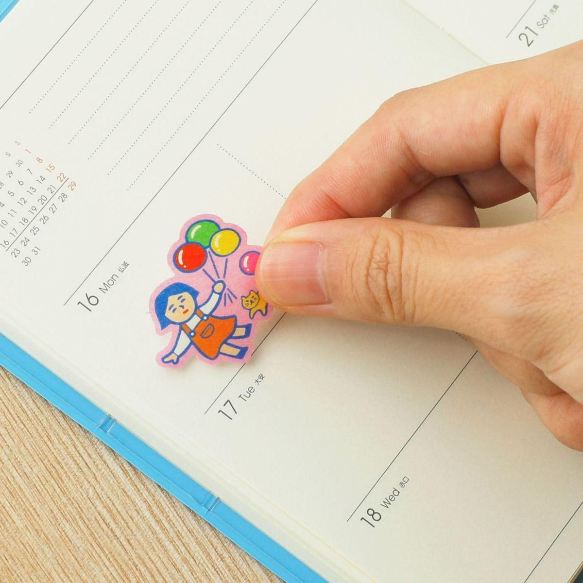 HIGHTIDE(ハイタイド) ニューレトロ フレークシール 感情ゆたかな人