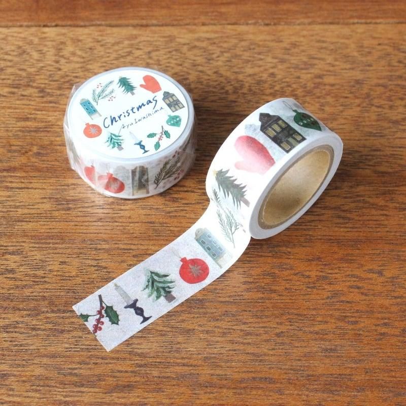 手紙社 いわしまあゆ マスキングテープ Christmas T-IAY-007