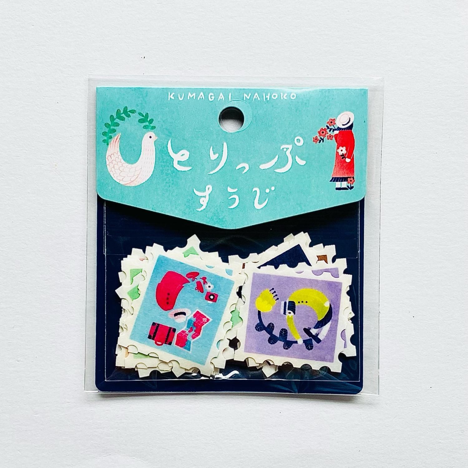 手紙社 熊谷奈保子 フレークシール とりっぷ すうじ T-KN-003