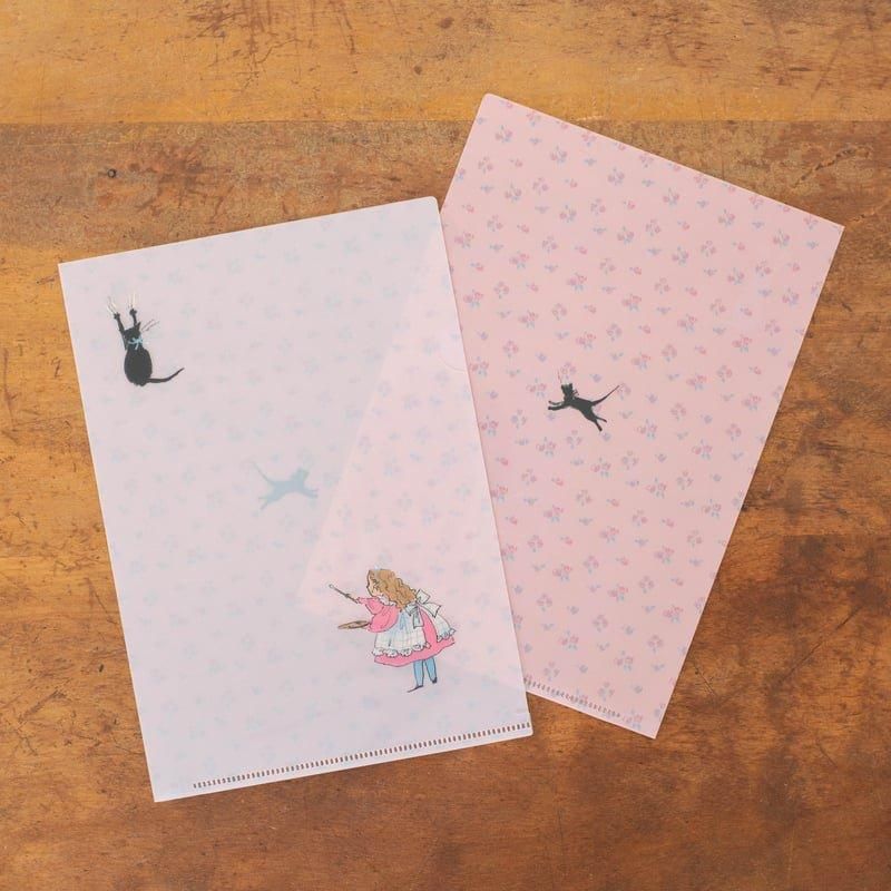 手紙社 くらはしれい クリアファイル いたずらねこ T-KR-006