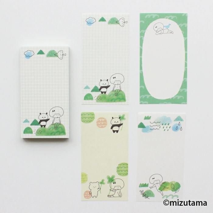 古川紙工×mizutama kokoromoyou スリムメモ 6種セット LM265～270