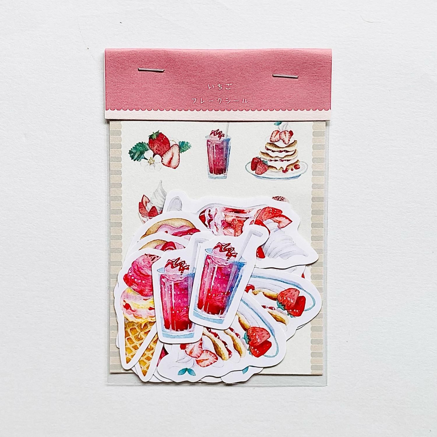 いちごスイーツ♡確認用440円♡手描き フレークシール いちごスイーツ♡確認用440円♡手描き フレークシール