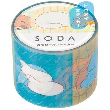 King Jim(キングジム) 透明ロールシール SODA マッタリ CMTS30-003