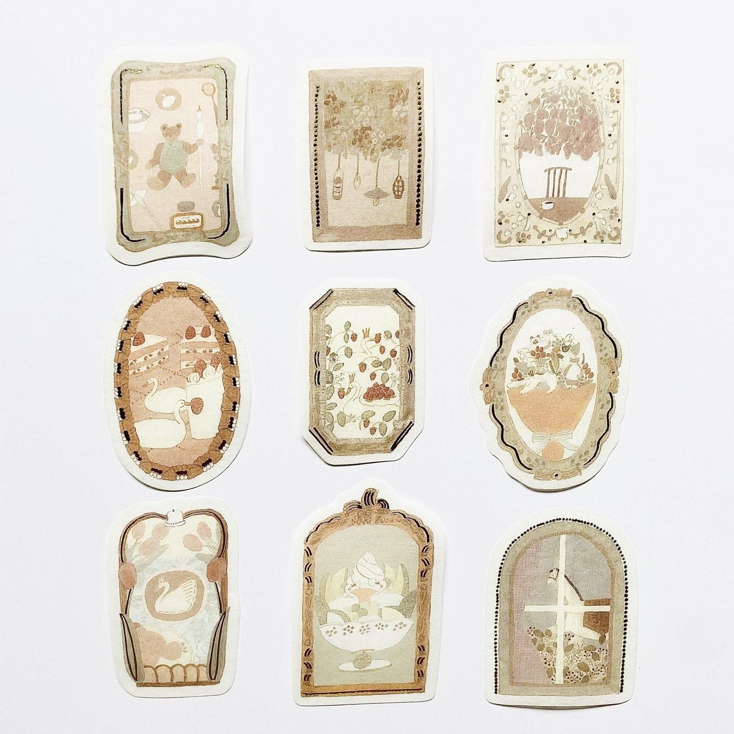 トビマツショウイチロウ 金箔入りフレークシール | flake seal