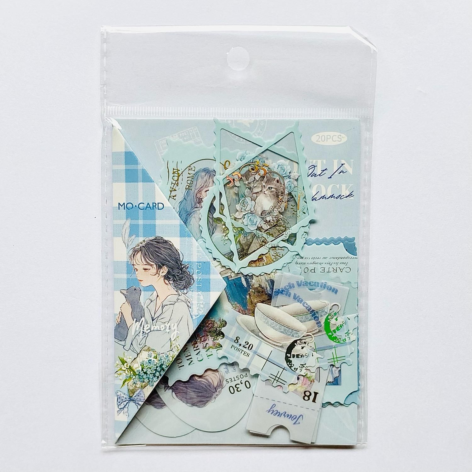 MO-CARD(陌墨) 温柔生活系列 PETフレークシール 微风含香 BE0946-1