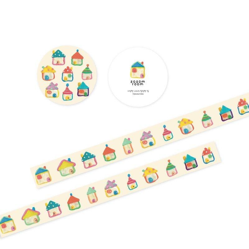 sosom room マスキングテープ Soft house MTN.9