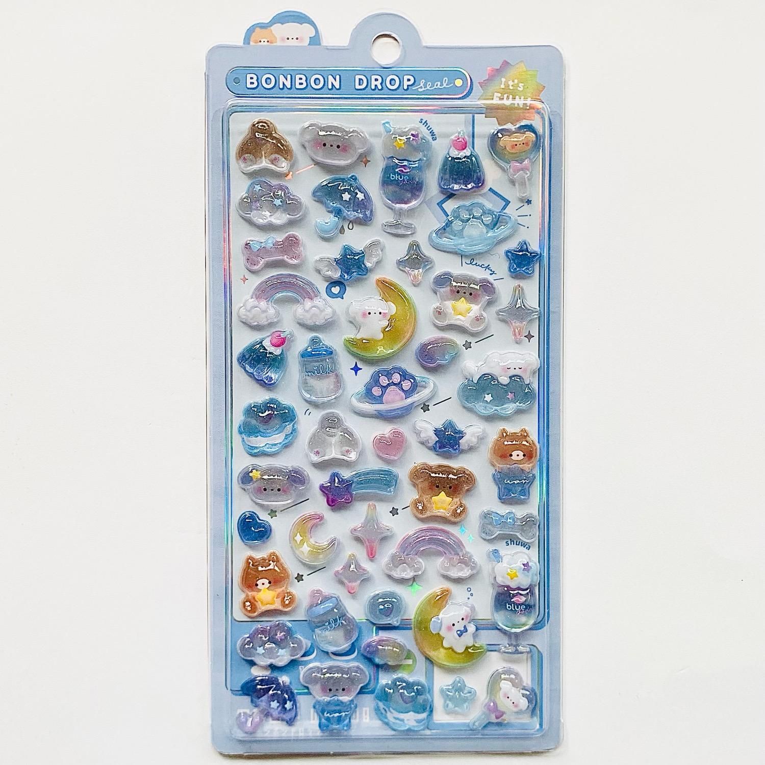 Q-lia(クーリア) BONBON DROP SEAL(ボンボンドロップシール) わんわん