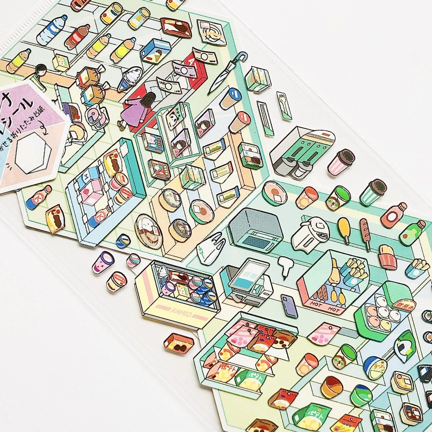 Kamio Japan(カミオジャパン) チイサナセカイシール 6種セット