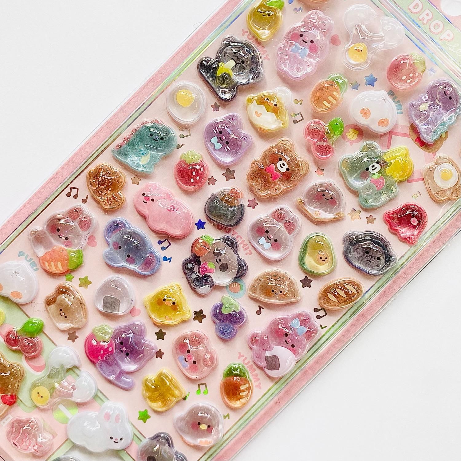 もぐもぐポンポン様 Q-lia(クーリア) BONBON DROP SEAL(ボンボンドロップシール) もぐもぐ