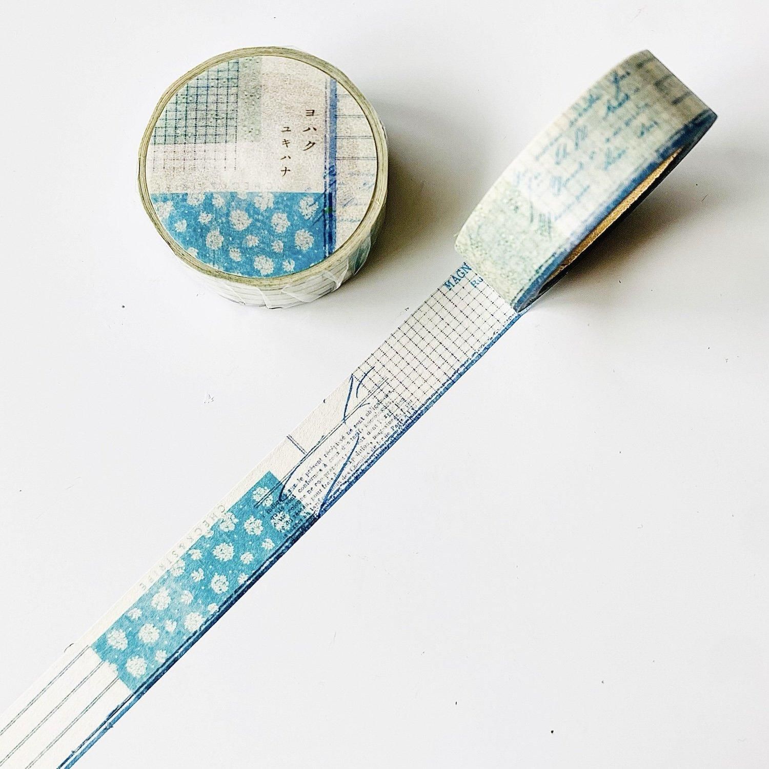 CHECK＆STRIPE　ヨハク　マスキングテープ　１２コセット CHECK＆STRIPE ヨハク マスキングテープ 12コセット