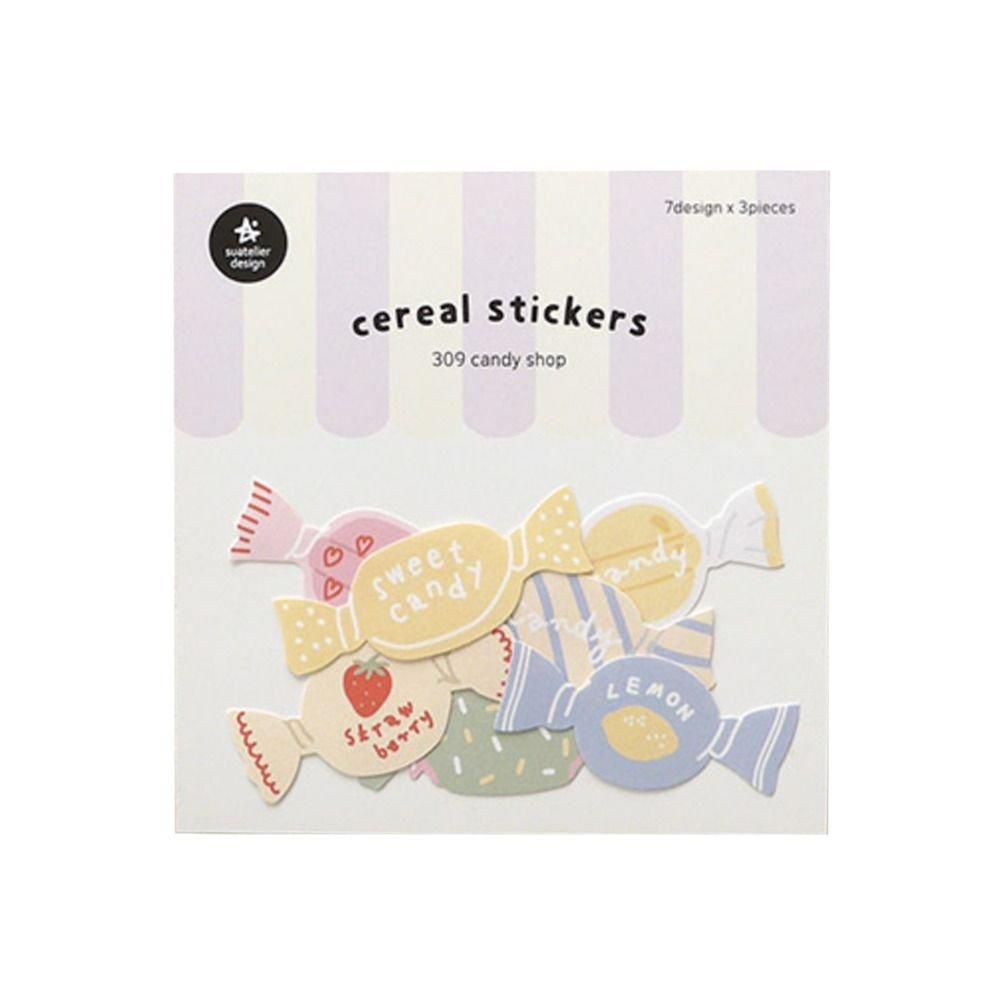 SUATELIER(スワテリエ) cerial sticker(シリアルステッカー) candy