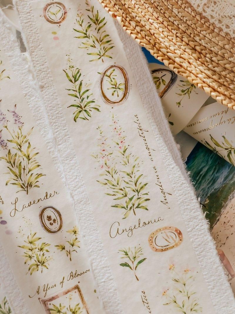 Meow illustrationさん 海外マステ まとめ売り 花 装飾 Meow