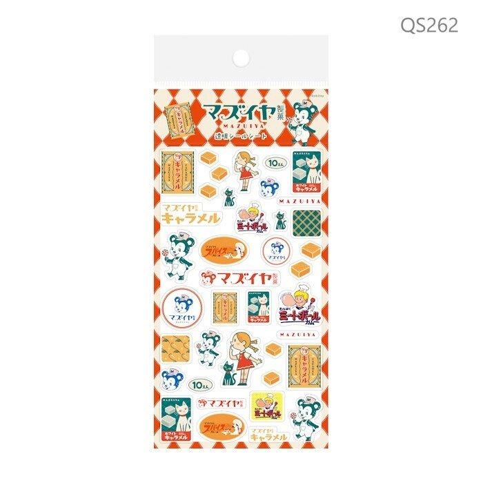 古川紙工 オビワン 透明シールシート マズイヤ製菓 QS262