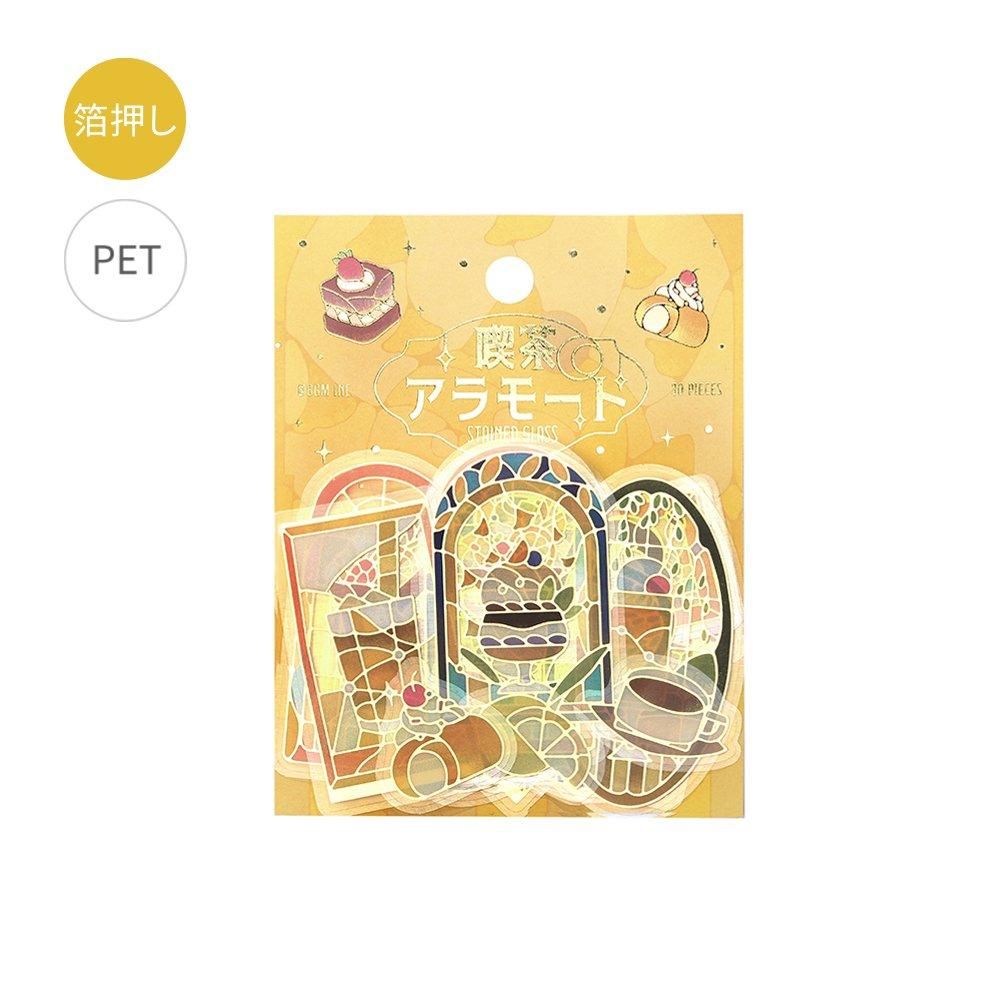 BGM(ビージーエム) Clear Seal(クリアシール) 箔押し 喫茶