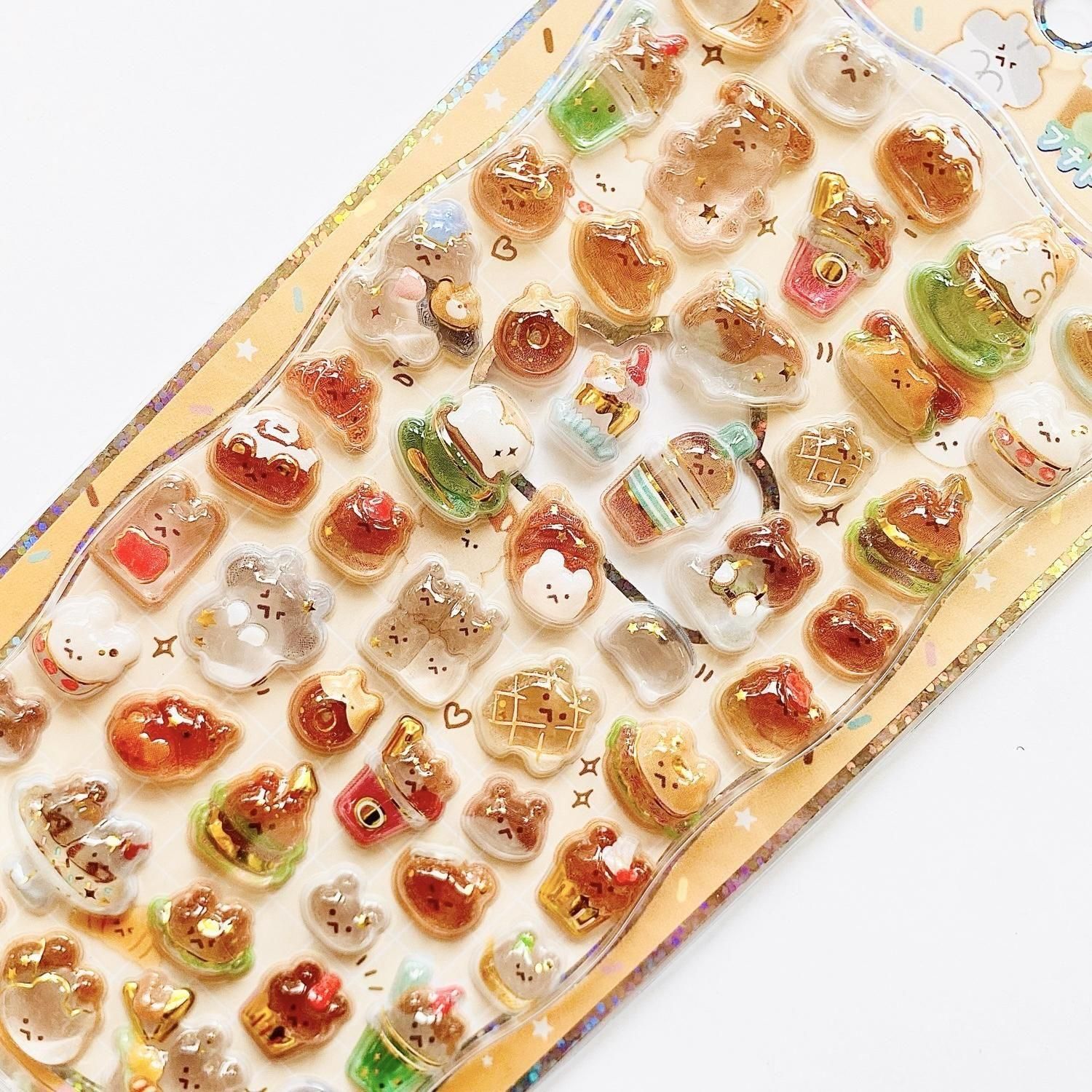 トーちゃん 3点 Kamio Japan(カミオジャパン) プチドロップステッカー ぐーぐーやむ