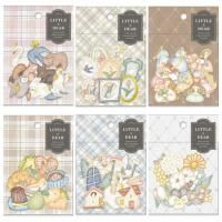 海外マスキングテープ フレークシール 箱入り 6セット(缤紛夏日