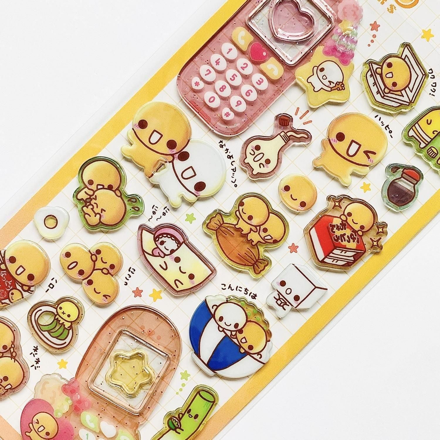 CRUX(クラックス) 平成はっぴーフォンステッカー なっとうちゃん crx