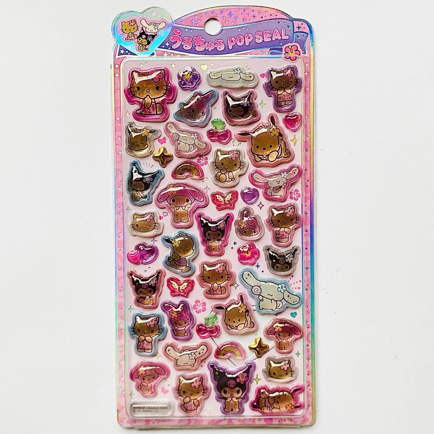 しま商品 Amazon | クラックス CRUX うるちゅる ポップシール サンリオ