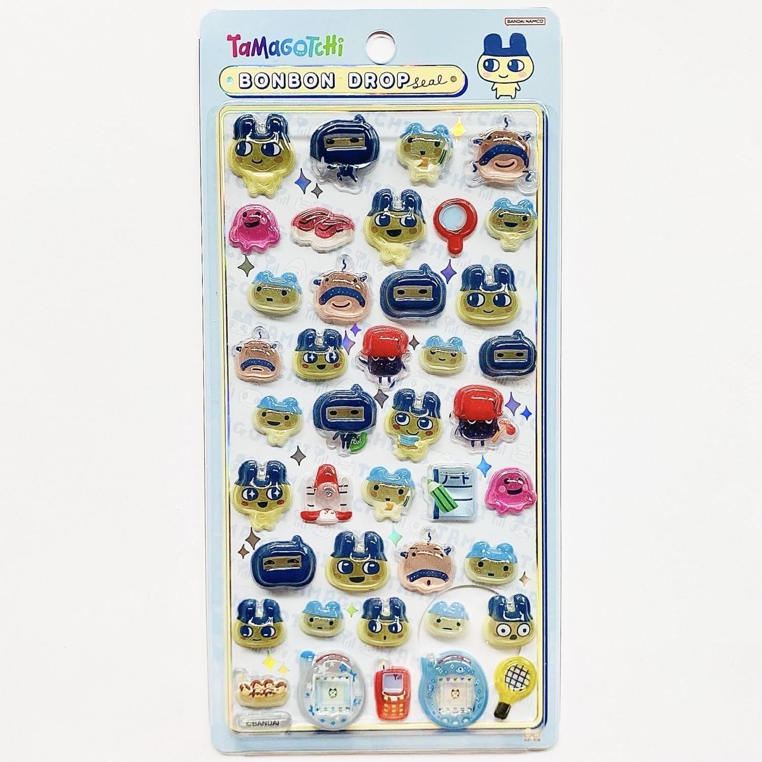 くちぱっち　まめっち　たまごっち　ボンボンドロップシール サンスター文具 BONBON DROP SEAL(ボンボンドロップシール) たまごっち