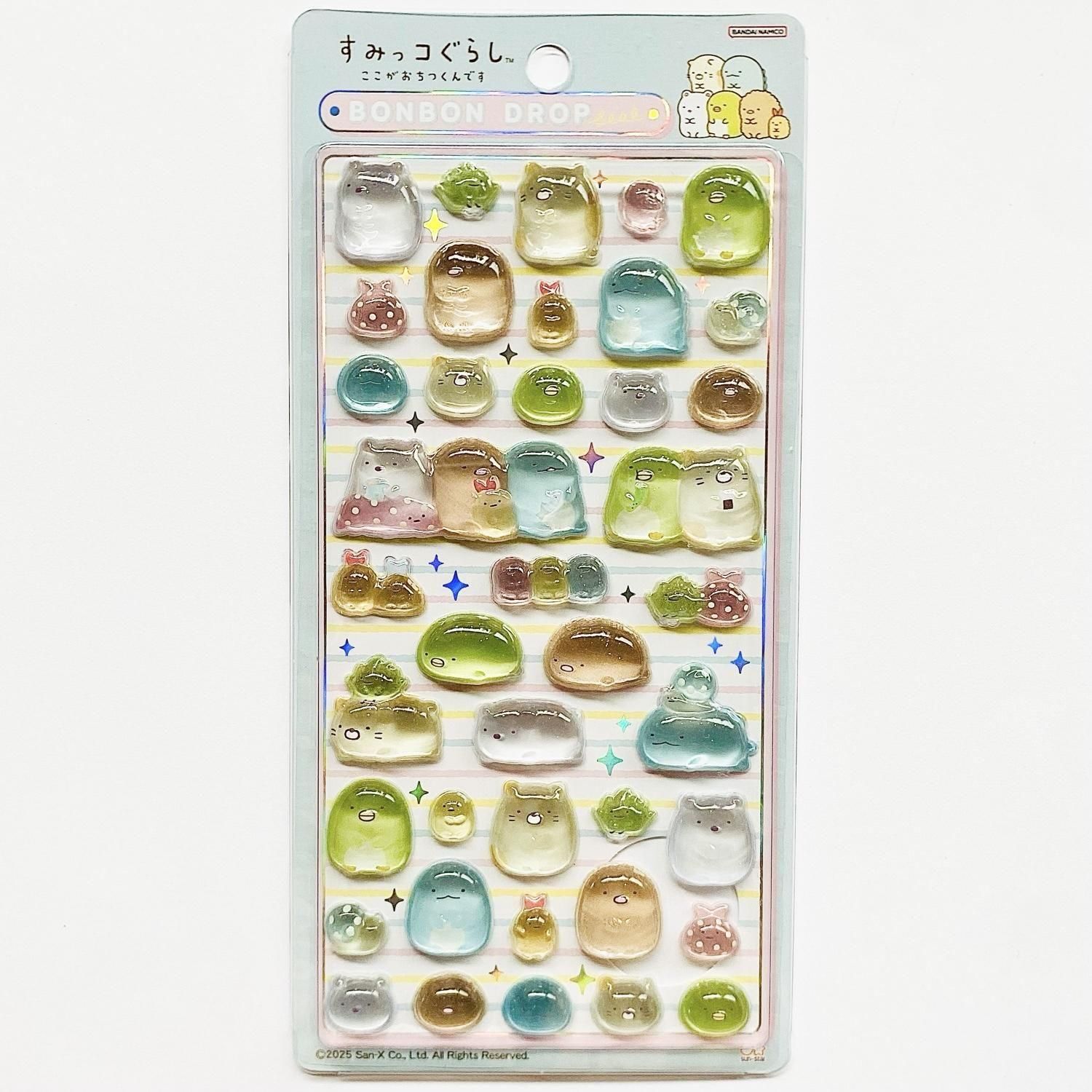 サンスター文具 BONBON DROP SEAL(ボンボンドロップシール) すみ