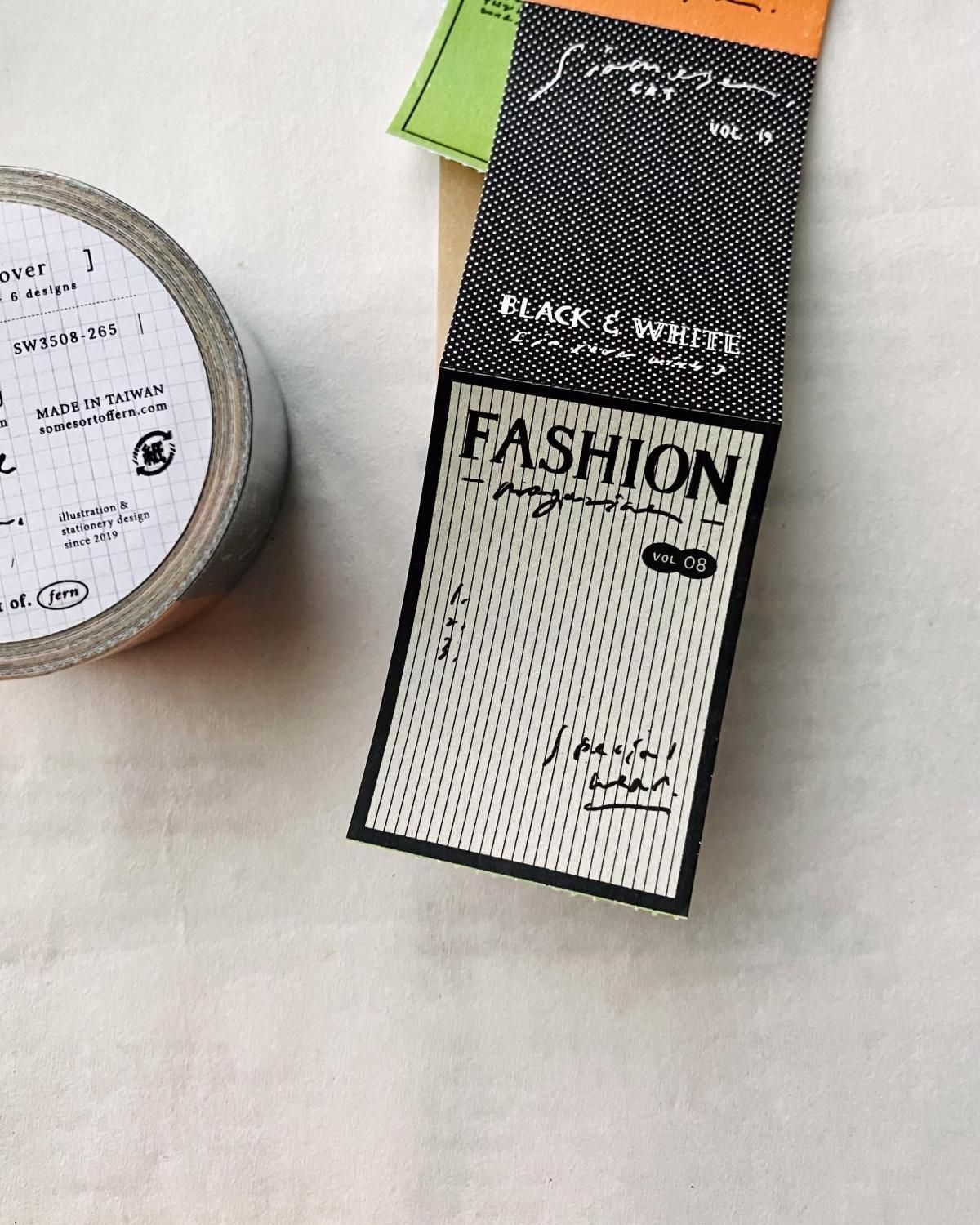 台湾作家・PET テープ【 rai 様 ご希望商品】　〜9/7迄 somesortoffern(羊君) PETテープ Magazine Cover SW3508-265